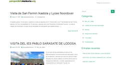 Desktop Screenshot of parquedelamemoria.org