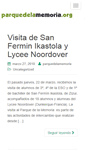 Mobile Screenshot of parquedelamemoria.org